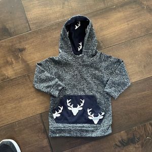 Infant Boys Reindeer Hooded Top